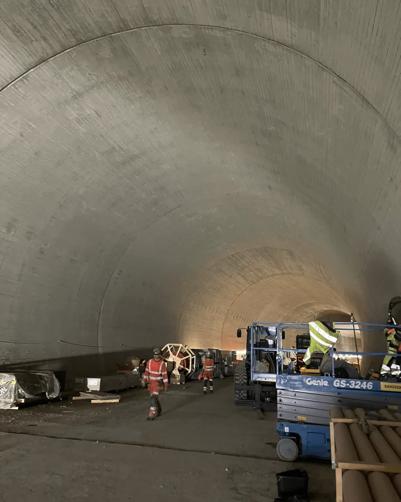 Tunnelfuging med lift