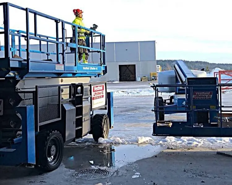 Betongfuging med lift